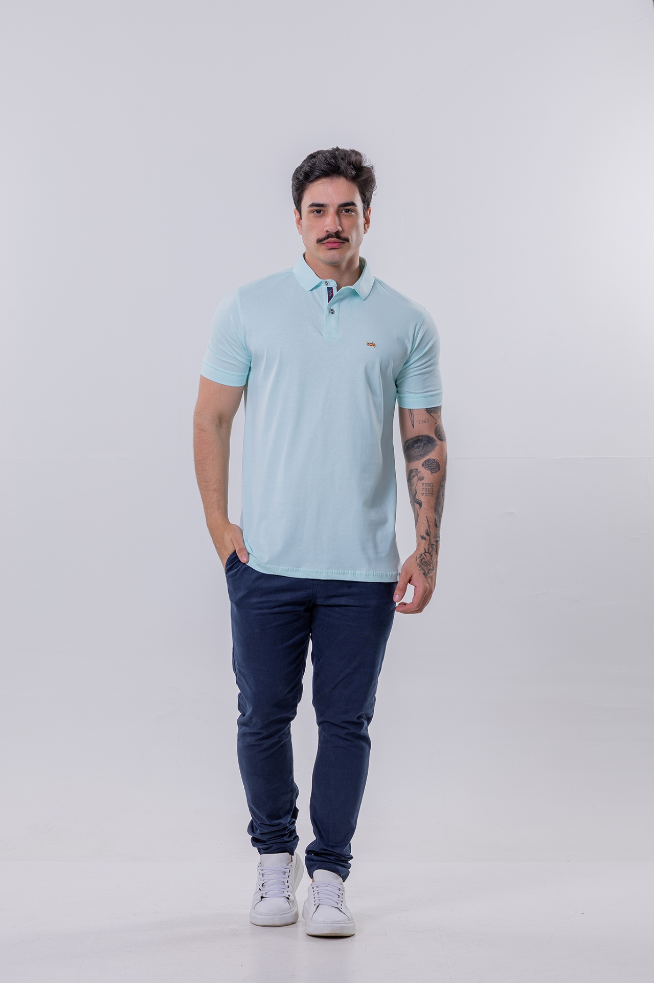 Polo Oliveiras verde água