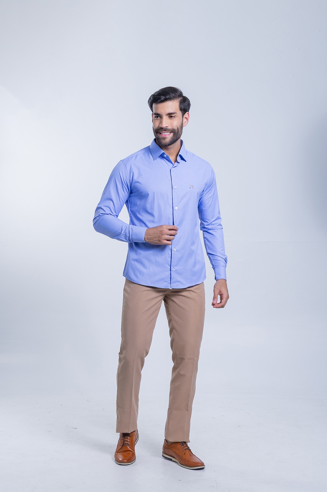 Camisa social Siracusa azul